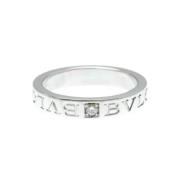 Bvlgari Vintage Pre-owned Vitt guld ringar Gray, Dam