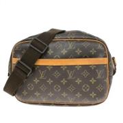 Louis Vuitton Vintage Pre-owned Canvas axelremsvskor Brown, Dam