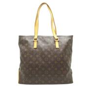 Louis Vuitton Vintage Pre-owned Canvas axelremsvskor Brown, Dam