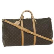 Louis Vuitton Vintage Pre-owned Canvas handvskor Brown, Dam