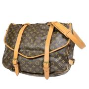 Louis Vuitton Vintage Pre-owned Canvas louis-vuitton-vskor Brown, Dam