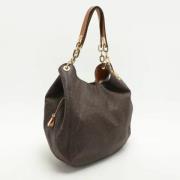 Michael Kors Pre-owned Pre-owned Canvas handvskor Brown, Dam