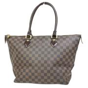 Louis Vuitton Vintage Pre-owned Canvas handvskor Brown, Dam