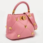 Valentino Vintage Pre-owned Laeder handvskor Pink, Dam