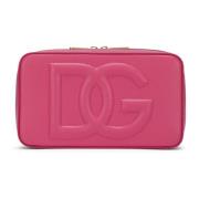 Dolce & Gabbana Fuchsia Läder Crossbody Väska Pink, Dam