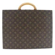 Louis Vuitton Vintage Pre-owned Canvas handvskor Brown, Dam