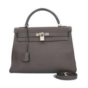 Hermès Vintage Pre-owned Laeder handvskor Gray, Dam