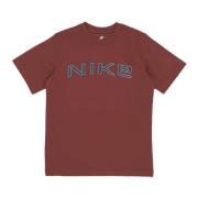 Nike Röd Phoenix Tee Sportkläder Crew T-shirt Red, Dam