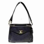 Chanel Vintage Pre-owned Laeder totevskor Black, Dam