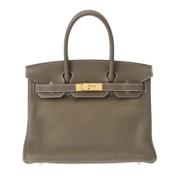 Hermès Vintage Pre-owned Laeder handvskor Gray, Dam