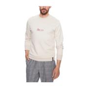 Jack & Jones Beige Rund Hals Bomullströja Beige, Herr