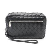 Bottega Veneta Vintage Pre-owned Laeder necessrer Black, Dam