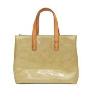 Louis Vuitton Vintage Pre-owned Laeder axelremsvskor Beige, Dam