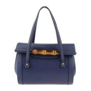 Gucci Vintage Pre-owned Laeder gucci-vskor Blue, Dam