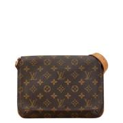 Louis Vuitton Vintage Pre-owned Canvas louis-vuitton-vskor Brown, Dam