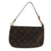 Louis Vuitton Vintage Pre-owned Canvas louis-vuitton-vskor Brown, Dam