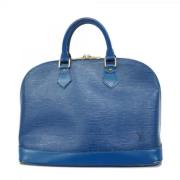 Louis Vuitton Vintage Pre-owned Tyg louis-vuitton-vskor Blue, Dam