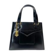 Yves Saint Laurent Vintage Pre-owned Laeder handvskor Black, Dam