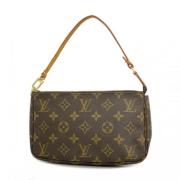 Louis Vuitton Vintage Pre-owned Tyg louis-vuitton-vskor Brown, Dam