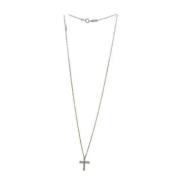 Tiffany & Co. Pre-owned Pre-owned Platina halsband Gray, Dam