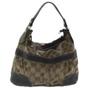 Gucci Vintage Pre-owned Canvas gucci-vskor Beige, Dam