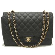 Chanel Vintage Pre-owned Laeder chanel-vskor Black, Dam