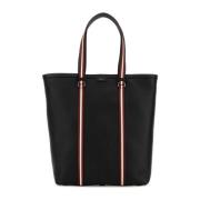 Bally Stilren Svart Läder Shoppingväska Black, Herr