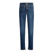 Levi's Jeans 311 SHP Skinny Slit HEM Dark I Blue, Dam