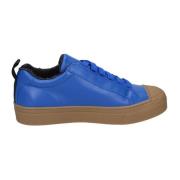 Stokton Läder Damsneakers Snygga Skor Blue, Dam