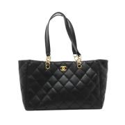 Chanel Vintage Pre-owned Laeder chanel-vskor Black, Dam