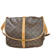 Louis Vuitton Vintage Pre-owned Canvas louis-vuitton-vskor Brown, Dam