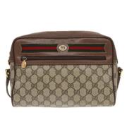 Gucci Vintage Pre-owned Canvas gucci-vskor Beige, Dam