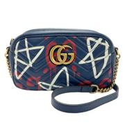 Gucci Vintage Pre-owned Laeder gucci-vskor Blue, Dam