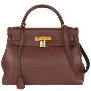 Hermès Vintage Pre-owned Laeder handvskor Brown, Dam