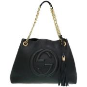 Gucci Vintage Pre-owned Laeder gucci-vskor Black, Dam