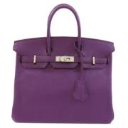 Hermès Vintage Pre-owned Laeder handvskor Purple, Dam