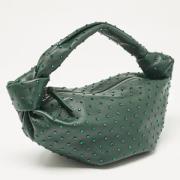 Bottega Veneta Vintage Pre-owned Laeder handvskor Green, Dam