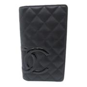 Chanel Vintage Pre-owned Laeder plnbcker Black, Dam