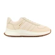 Bally Ivory Läder Sneakers Beige, Herr