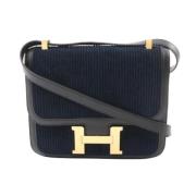 Hermès Vintage Pre-owned Laeder crossbodyvskor Black, Dam