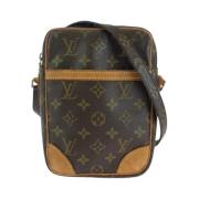 Louis Vuitton Vintage Pre-owned Canvas crossbodyvskor Brown, Dam