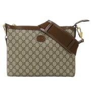 Gucci Vintage Pre-owned Tyg gucci-vskor Brown, Dam