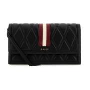 Bally Läder Crossbody Väska Black, Dam