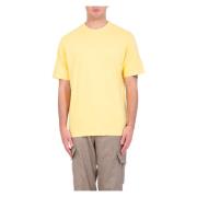 Circolo 1901 Färgad Jersey Tee i Macaron Yellow, Herr