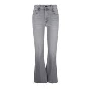 Mother Grå Skinny Jeans Tillverkad i USA Gray, Dam