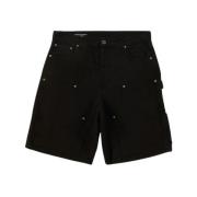 Garment Workshop Canvas Shorts i Chaos Black Black, Herr