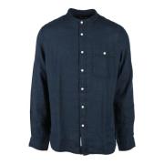 Woolrich Linneskjorta Blue, Herr