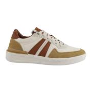 U.s. Polo Assn. Beige Läder Sneakers Multicolor, Herr