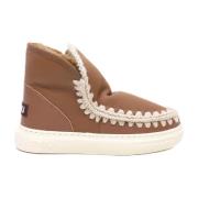 Mou Cognac Läder Sneakers Brown, Dam