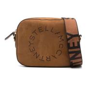 Stella McCartney Alter Suede Eco Kameraväska Brown, Dam